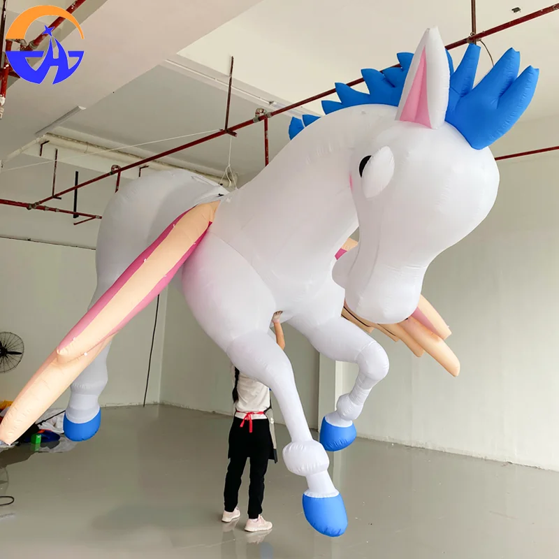 

Надувная красочная воздушная модель зебры — интерактивный реквизит для атмосферы в ночных клубах, белых конных баров, сценических вечеринок.