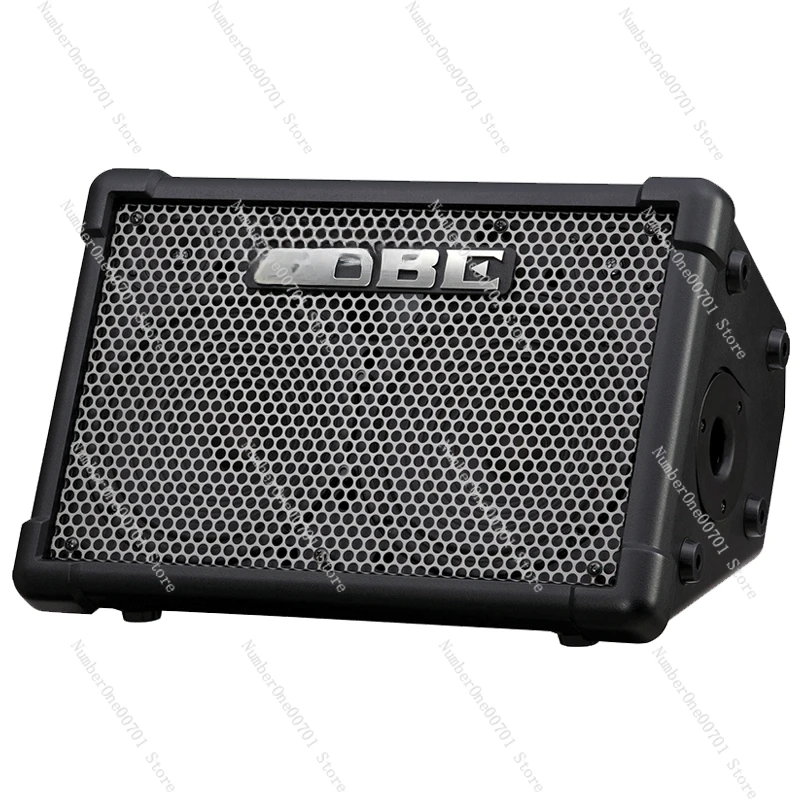 Folk playing and singing acoustic guitar cube speaker ex outdoor portable singing electric blow pipe outdoor audio