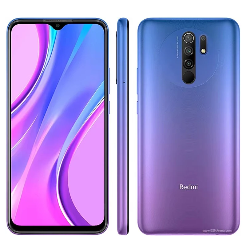Xiaomi Redmi 9 Regenerowany Smartfon Android 6,53 cala 2340 * 1080 Redmi Smart Phone Cztery Kamery 13MP 5020mAh Odcisk Palca Rozpoznawanie Twarzy