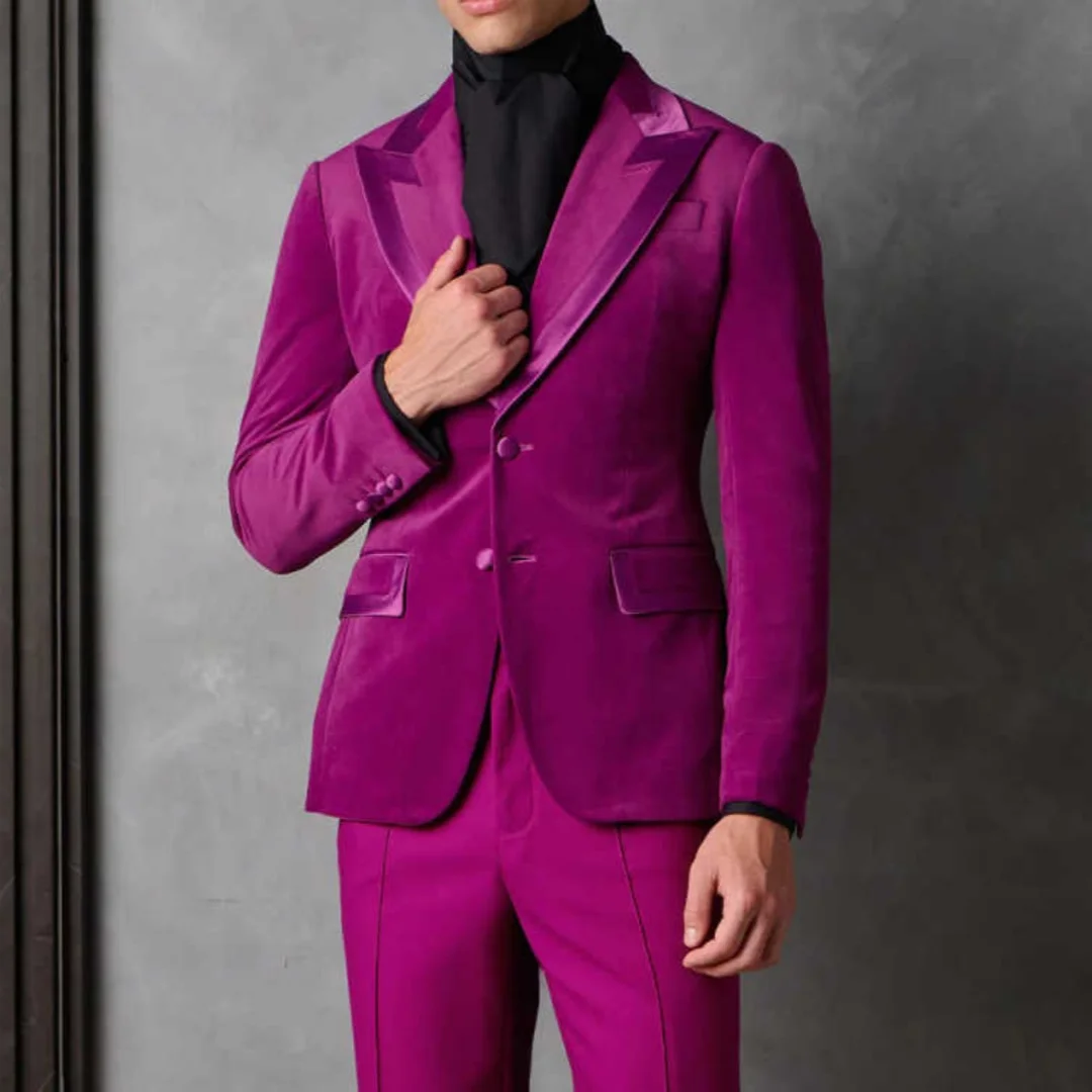 الحديثة 2 قطعة الرجال الدعاوى بلغت ذروتها التلبيب واحدة الصدر سترة الحلل الكلاسيكية صالح عشاء حزب ملابس مخصصة