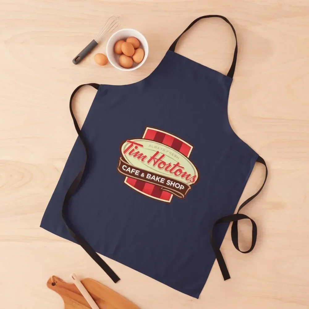

Tim Hortons Canadian Coffee Chain design Apron For Cooking cookings for women barber men Apron