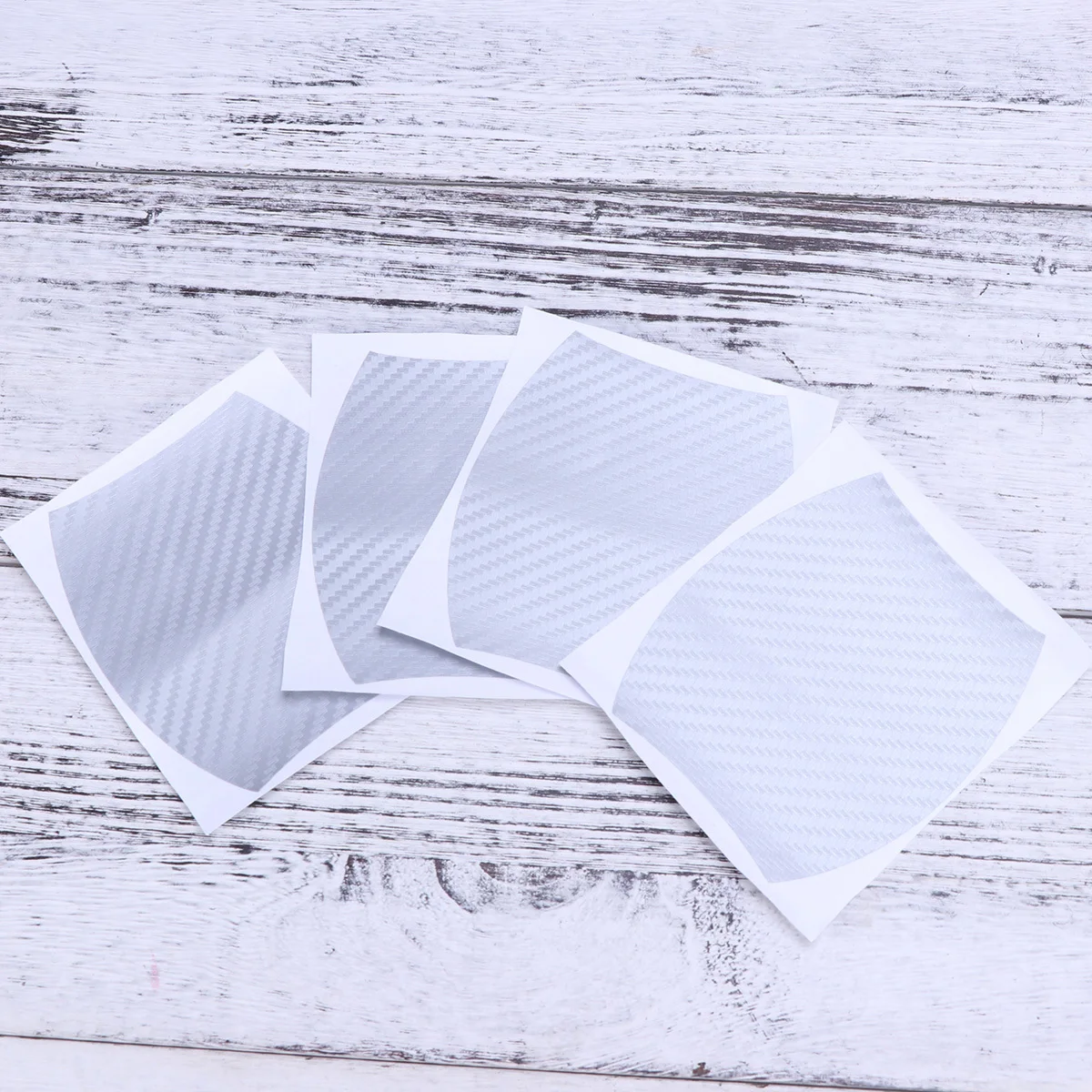 

4Pcs Car Handle Sticker Carbon Fiber Style Heavy Duty Door Scratch Protector Fits Original Contour Auto Paint Protection Film