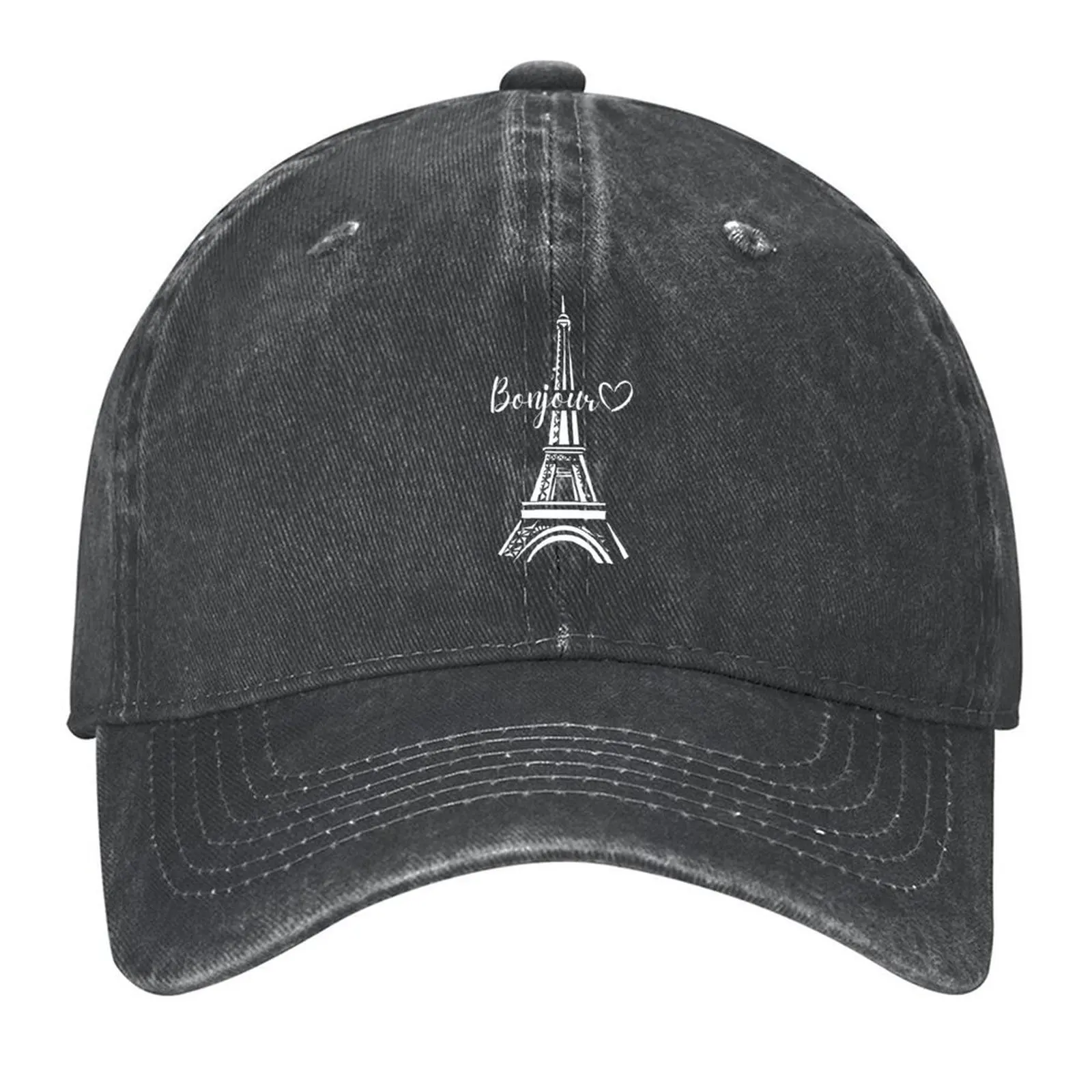 

Bonjour Paris Baseball Cap Snapback Cap hats on offer Fishing cap Hat Beach Mens Caps Women's