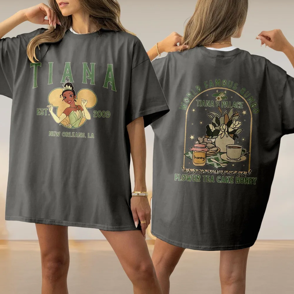 

Princess and The Frog T-Shirt, Princess Tiana Shirt, Tiana's Palace Sweatshirt, Tiana Princess Vacation Shirt
