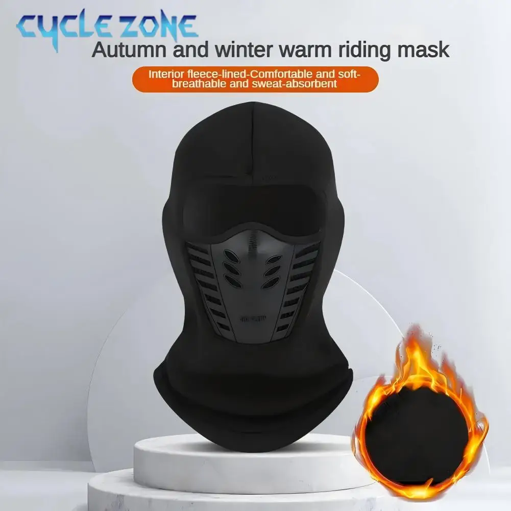 Winter Outdoor Cycling Full Face Mask Windproof Dustproof Keep Warm Face Cover Ski Head Cover Motorcycle Riding Balaclava Cap image 3