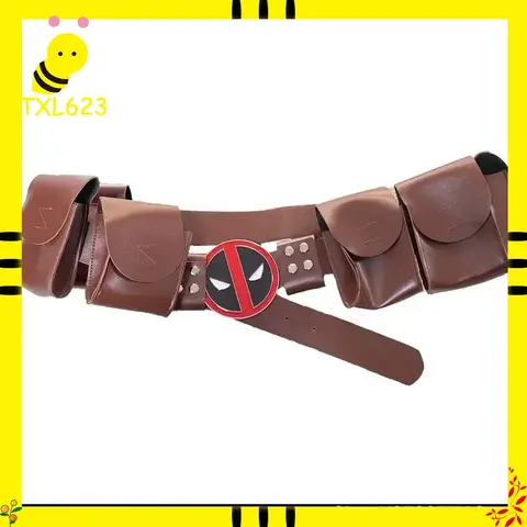 Deadpool Cosplay Adjustable Belt for Adults And Children Halloween Fancy Dress Accessory Party Prop Superhero Costume Detail