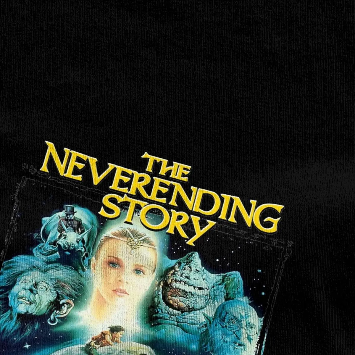 The Neverending Story Merch T-Shirts Men Women Classic Film Falkor Humorous 100% Cotton Summer Tops