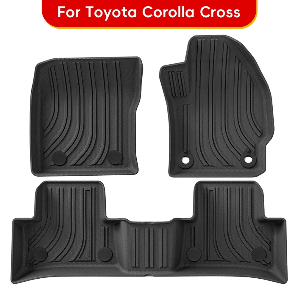 

Car TPE Floor Mats Waterproof Anti-slip Foot Cushions Auto Dedicated Carpets For Toyota Corolla 19-23 Right Hand Driving