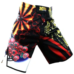 MMA Fighting Sports Wear resistant Shorts Comprehensive Fighting Training Fitness Muay Thai Judo Sanda Leisure Running