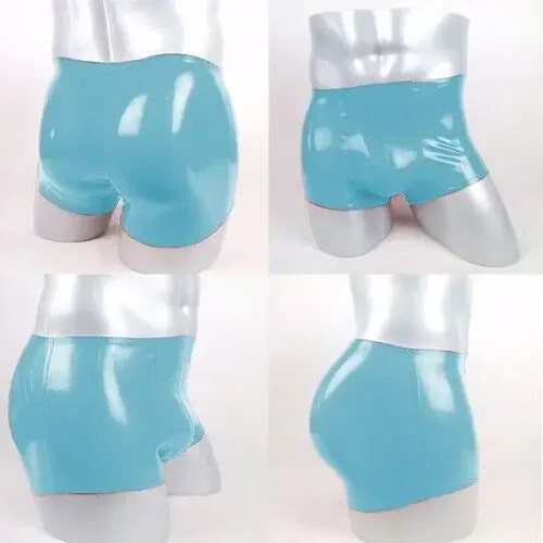 

Unisex fashionLatexanzug Catsuit Anzug Rubber Ganzanzug Fashion Purple shorts Zentai Kostüm