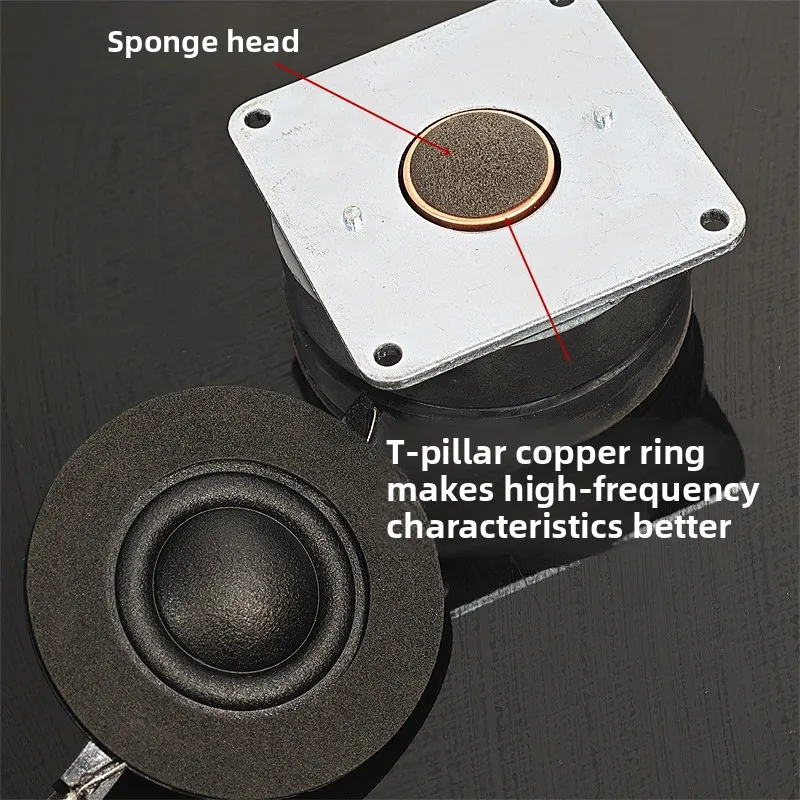 SOTAMIA 1 個 4 インチツイーター 4 オーム 50 ワットドームソフトフィルム銅リングスピーカーアルミ合金パネル GT シリーズデュアル磁気ホーン