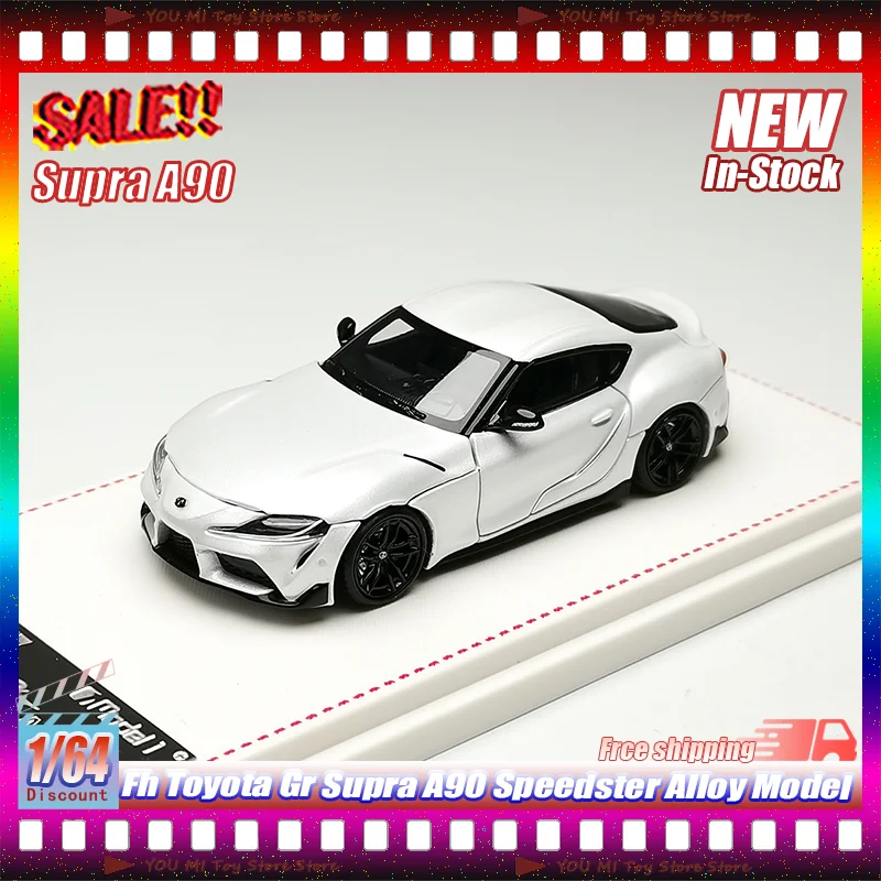 

New 1:64 In Stock Fh Toyota Gr Supra A90 Speedster Replica Alloy Miniature Die-Casting Car Models Children'S Toys Gifts Ornament