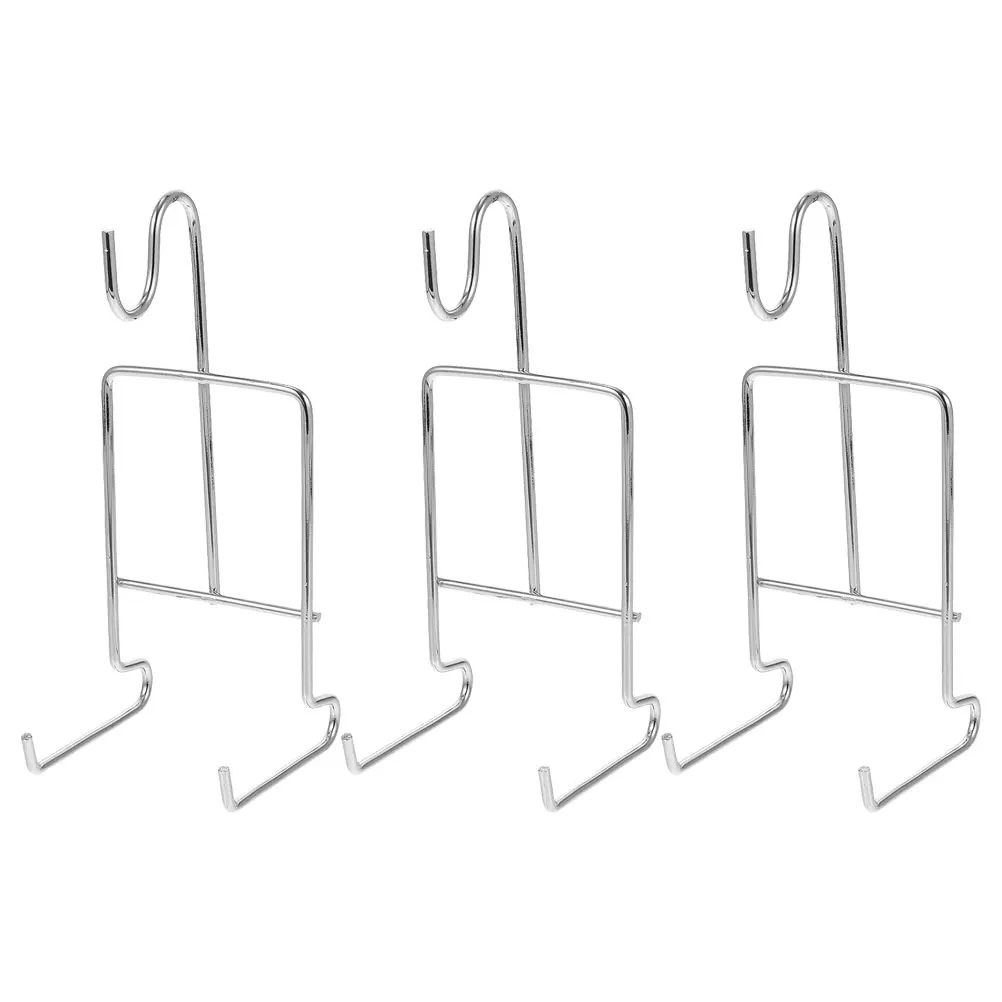 

3pcs Coffee Holder Silver Mug Display Rack Shelf Organizer for Cabinet Storage Tea Plate Coffee Mug Organizer Home Storage