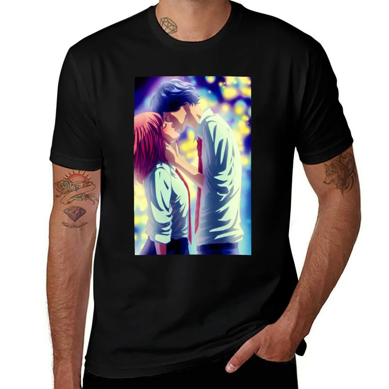 Kou mabuchi Tshirt - futaba yoshioka Sticker -Ao Haru Ride Manga T-Shirt Comfortable Daily Wear Tee T-Shirt
