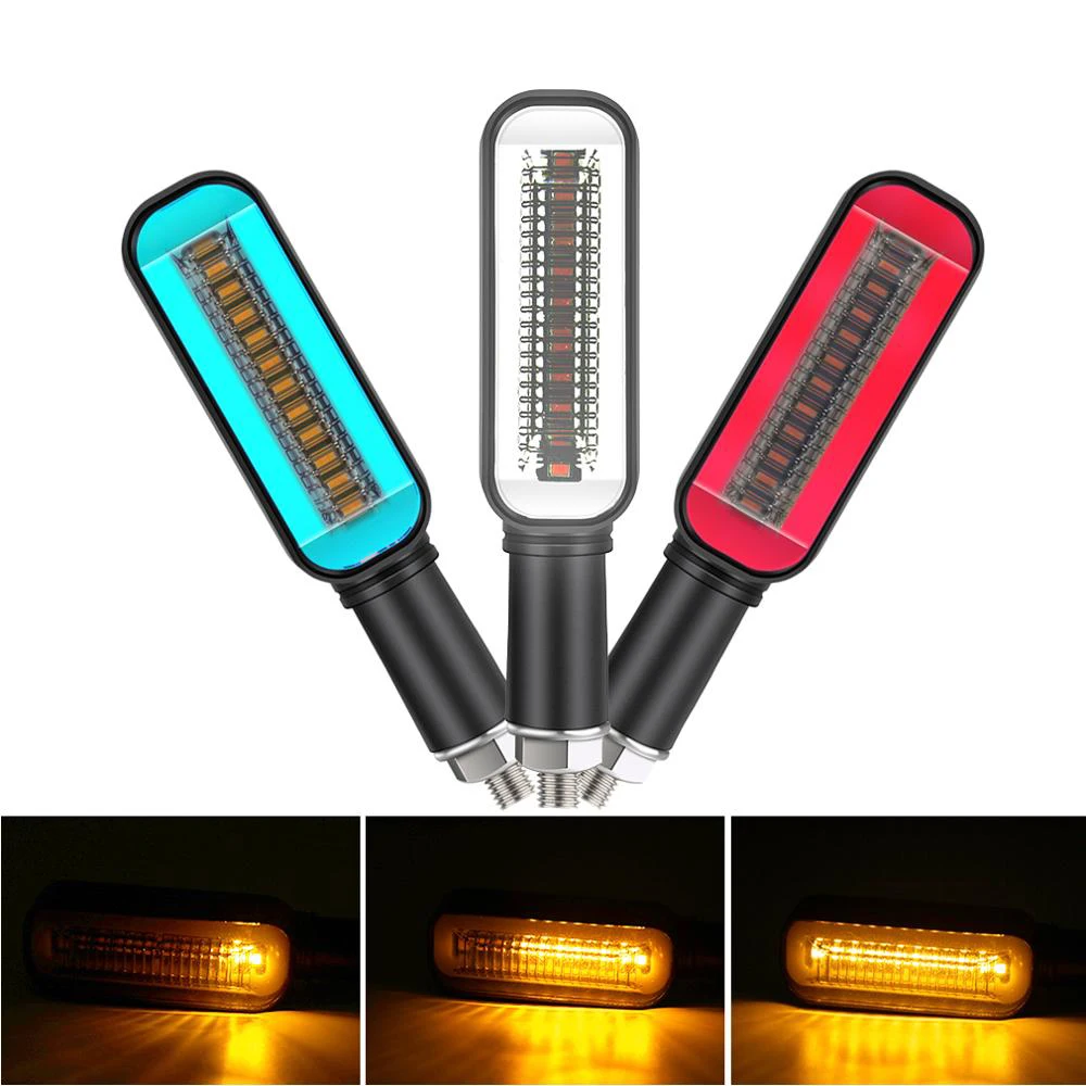 Motocicleta Modificado Fluxo 24 Luzes Led, Adequado para Honda Ruckus Xr250, Fz16, Mt 07, Yamaha Virago Xv 535, Fabricante, Atacado