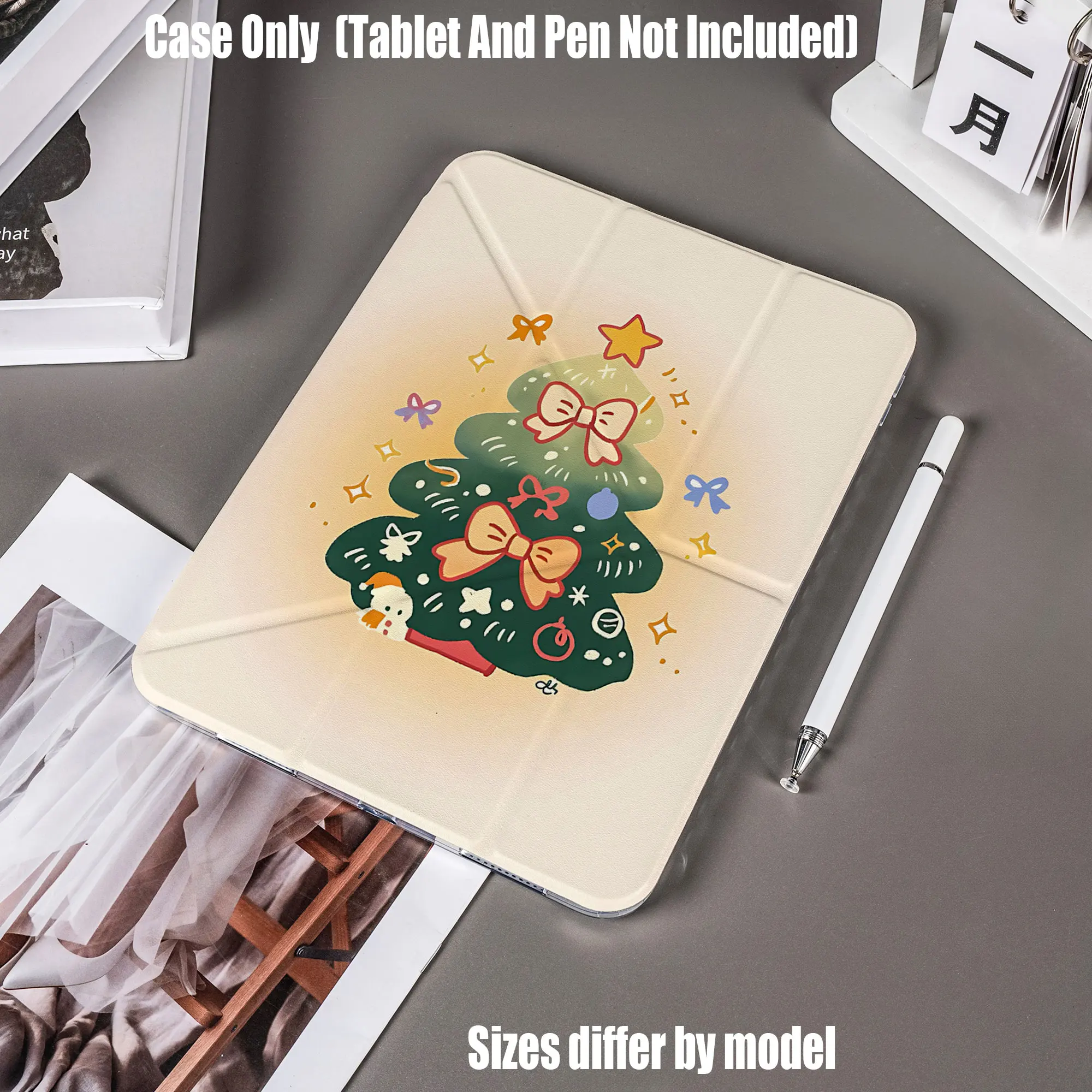 Slim Fit Premium TPU Tablet Cover, Shockproof Durable Lightweight Protective Case for iPad Samsung Huawei Honor Redmi Xiaomi