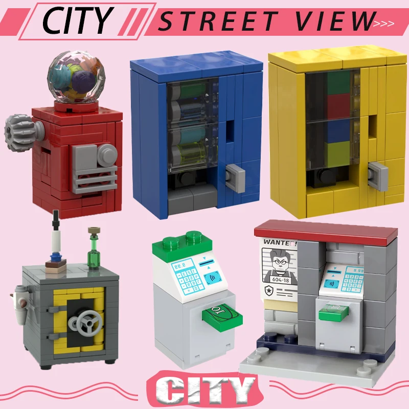 moc-cidade-rua-vista-serie-blocos-de-construcao-jogo-bebida-lanche-maquina-venda-banco-atm-caixa-segura-dispensador-dinheiro-tijolos-brinquedo-presente