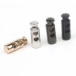 10pcs Zinc Alloy Cord Locks Smooth Plating Metal Cordlocks Spring Adjustable Buckles Clothing Accessories