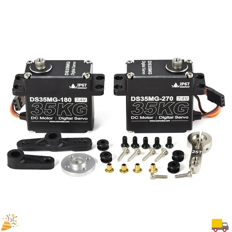 35 キロ RC サーボモーター防水デジタルサーボ高トルクメタルギアサーボ Rc カーロボットメカニカルアーム