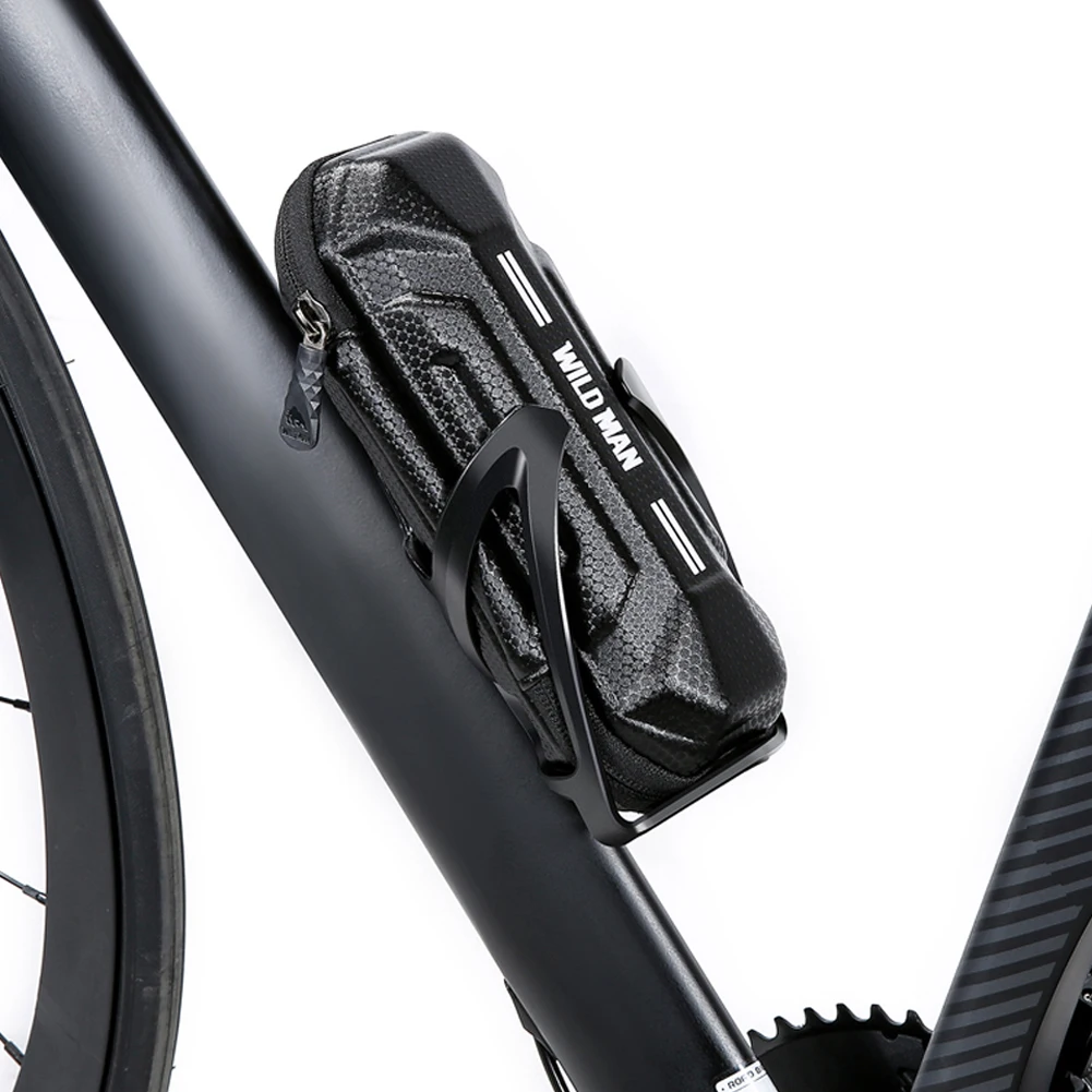 

WILD MAN Hard Shell Tools Bag Package Portable Shock Absorption Bike Kettle Rack Repair Tools Accessories Pouch
