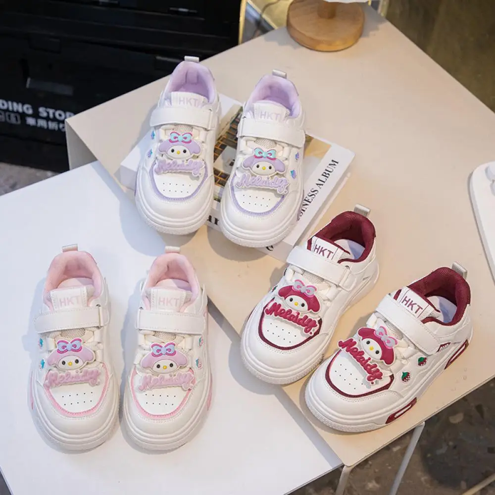 أحذية كاواي ماي ميلودي للأطفال كاجوال للفتيات أحذية مريحة برسوم كارتونية قابلة للتنفس وغير قابلة للانزلاق أحذية رياضية #2