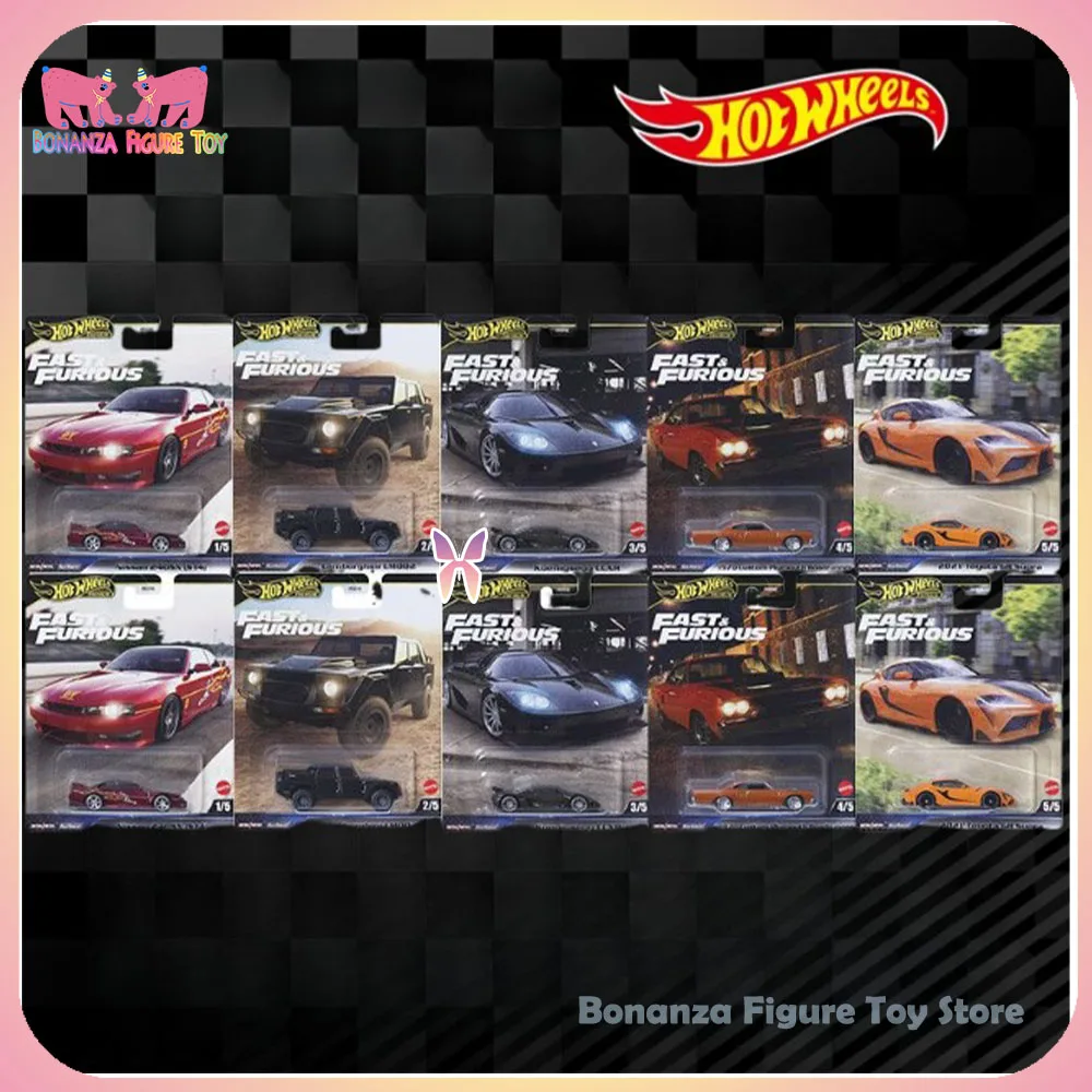 

Новинка в наличии 2025/64 Hot Wheels, модель автомобиля Fast & Furious Koenigsegg Nissan, модель автомобиля из сплава HNW46, коллекция, дизайн, подарочные игрушки