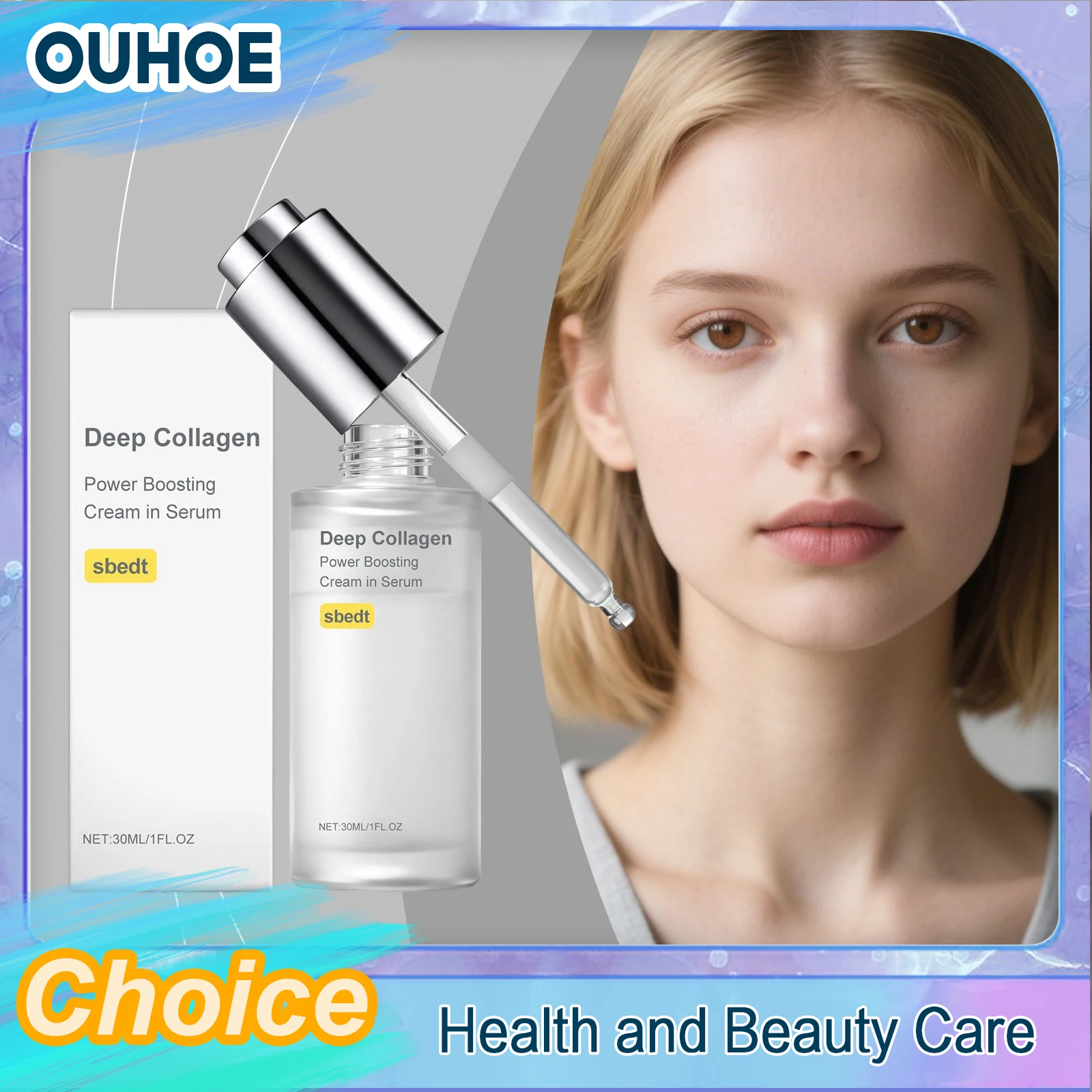 Firming Facial Essence Collagen Boosting Serum Lifting Revitalizing Deep Nourishing Whitening Moisturizing Brightening Skin Care