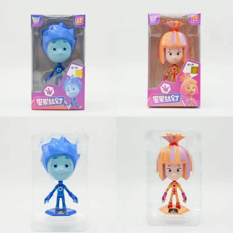 Anime dos desenhos animados os fixies simka nolik conjunta móvel anime figuras de ação dígito tom-thomas boneca modelo brinquedos coletar ornamentos