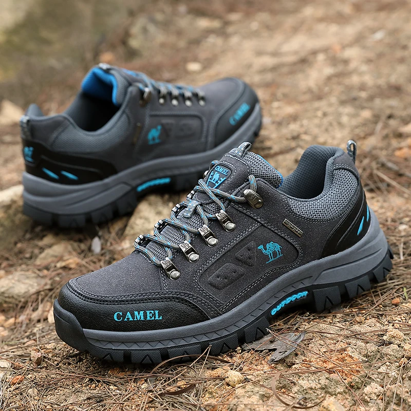

Outdoor Men's Hiking Shoes Low-cut Climbing Walking Shoes For Men Trekking Sneakers Comfort Non-Slip Sports Shoes Man Trainers
