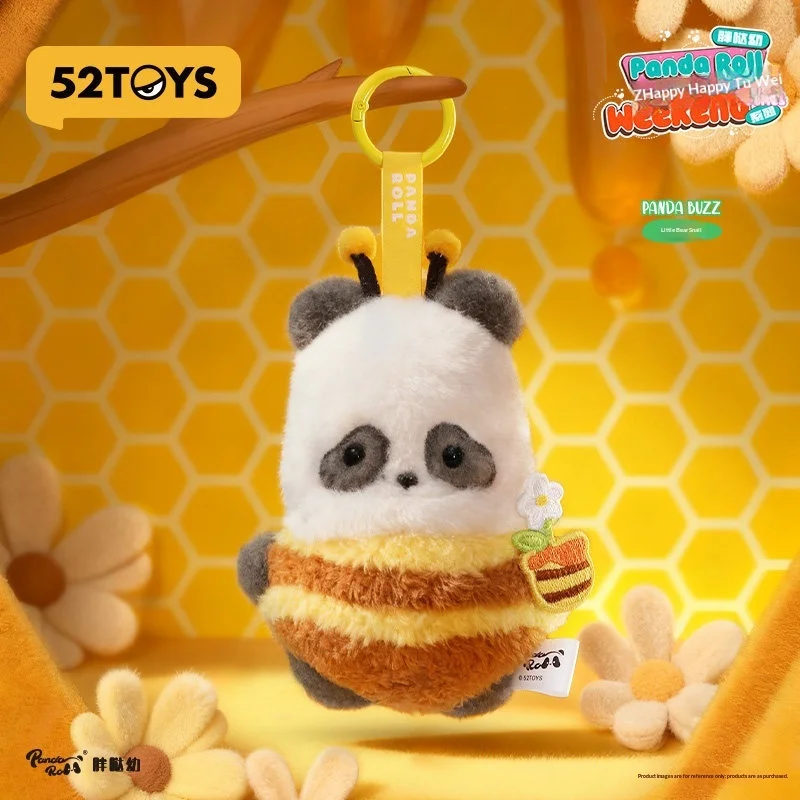 

Panda Roll Happy Weekend Series Plush Keychain Blind Box Kawaii Stuffed Panda Pendant Collectible Toy Gift For Panda Lovers