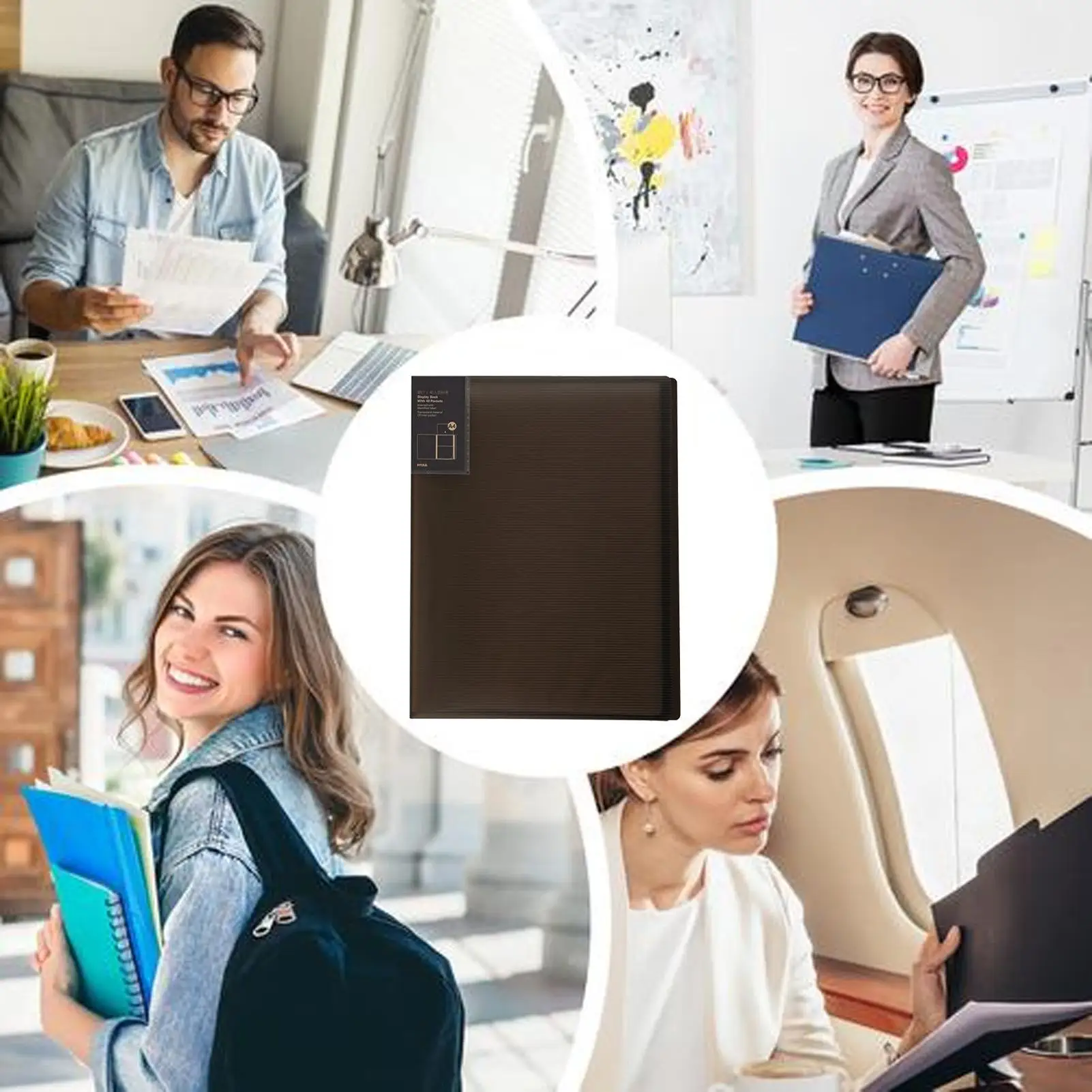 

Paper File Folders A4 Binder Holder File Organizer For Home College School Classroom Meeting Room Retail Counter Small Business