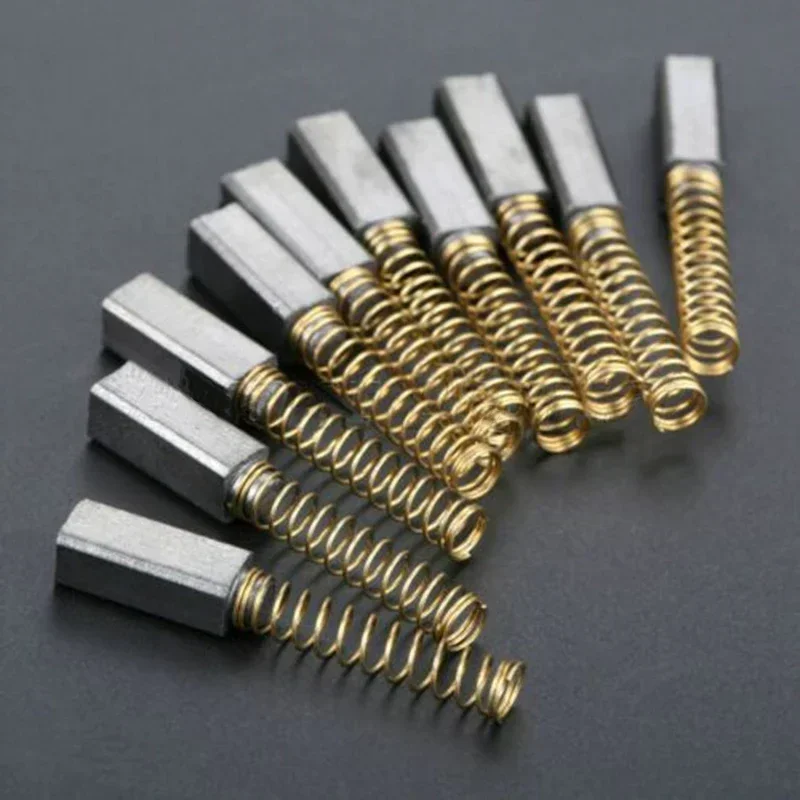 50Pcs Home Sewing Machine Graphite & Copper Wire Carbon Motor Brush Pack Parts Machine Parts  Attachments Accessories