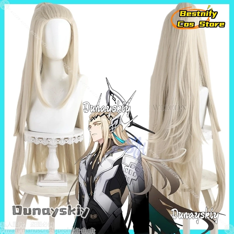 

Victus Косплей Новая аниме-игра Honkai: Nexus Anima Костюм {Bestnify Cos} 100 см Золотистая блондинка Термостойкие парики Волосы Хэллоуин