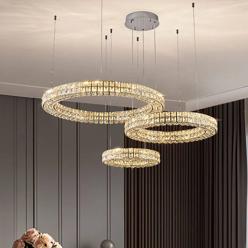 

Modern crystal chandeliers living room lighting Ceiling lamps hanging lights led chandeliers for the living room indoor light