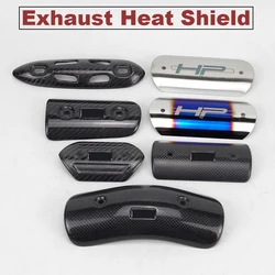 Motorcycle Exhaust Carbon Fiber Protector Heat Shield Guard Anti-scalding Cover For AR for Mivv for Yoshimura for Akrap for Leov