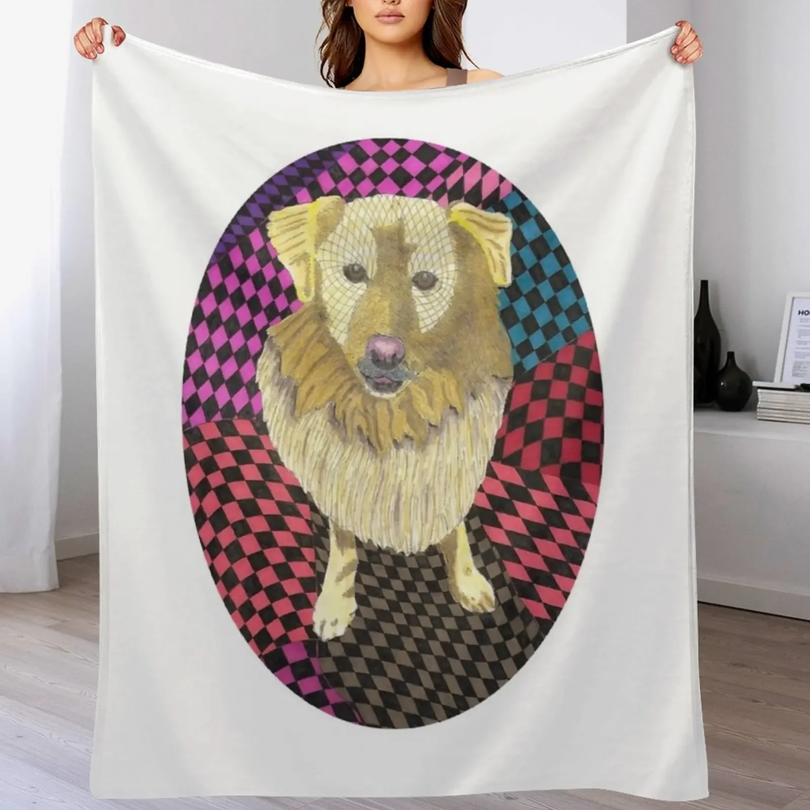 

New Wendy the Wonder Dog Throw Blanket Fluffy Cozy Throw Blanket for Home Decor