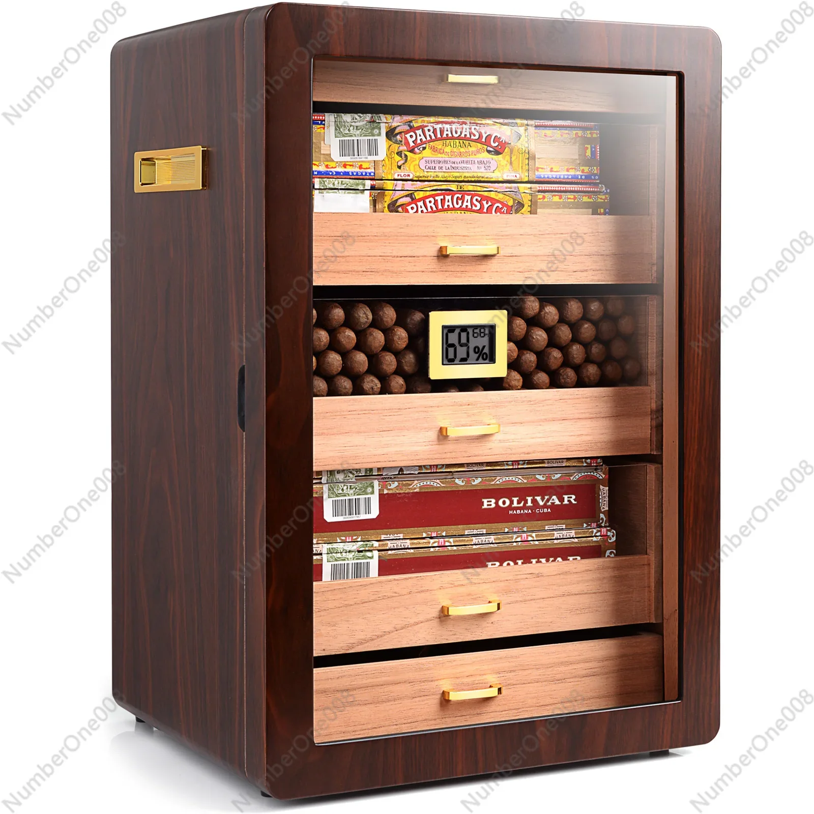 Marvero, Humidor, Humidor, Cedar Box, Large Capacity Cigar Cabinet, Cigar Set