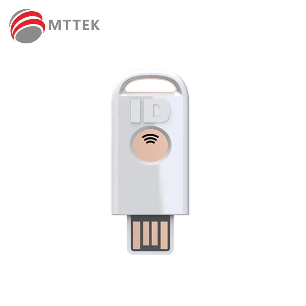 Identiv kunci keamanan USB-A udo2 NFC, Login NFC, U2F, FIDO2, port Tipe A, verifikasi ganda