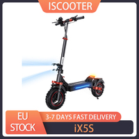 iScooter iX5S Electric Scooter, 1000W Motor, 48V 15Ah Battery, 11-inch Tire, 45km/h Max Speed, 40km Range, Dual Disc Brakes