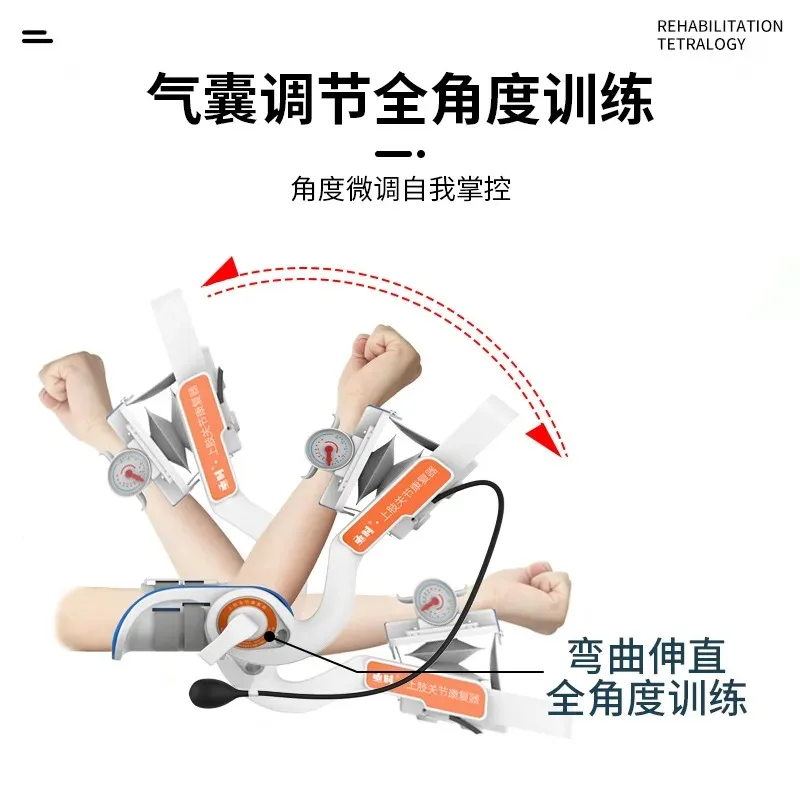 New Elbow Joint Rehabilitation Device – Home Use for Adults & Kids, Arm Fracture Post-Op Flexion & Extension Trainer