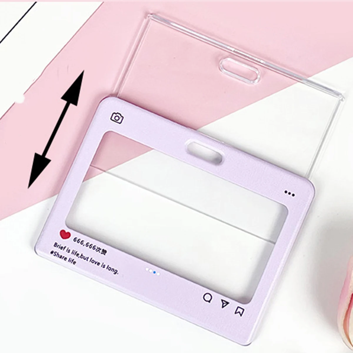 Simpatica copertina trasparente per carta Bus Metro Card Custodia protettiva Carta di accesso per campus Custodia protettiva trasparente per carta scolastica per studenti