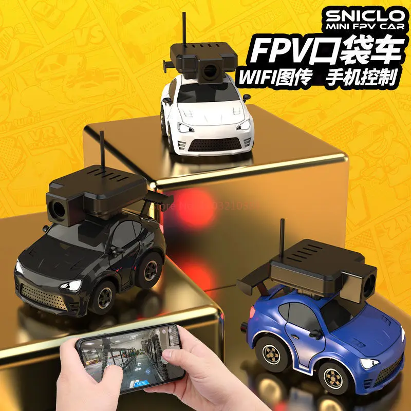 2024 Nowy zanurzeniowy bezprzewodowy samochód Fpv Racing Sisilok Wifi First Visual Remote Control Car Boy Mini Remote Control Car Prezent świąteczny