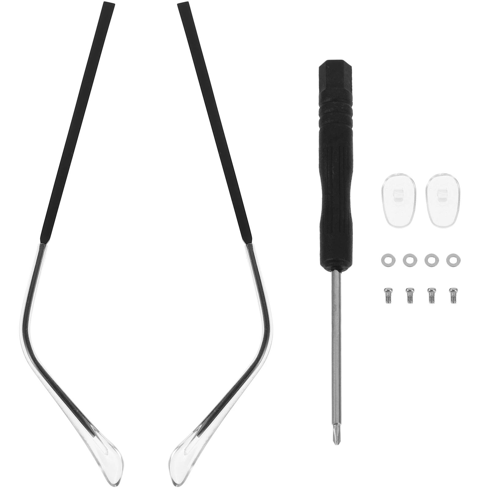 

Metal Eyeglass Arm Replacement Glasses Legs Repair Kit Lightweight Frameless Temple Component Accessories For Eyewear