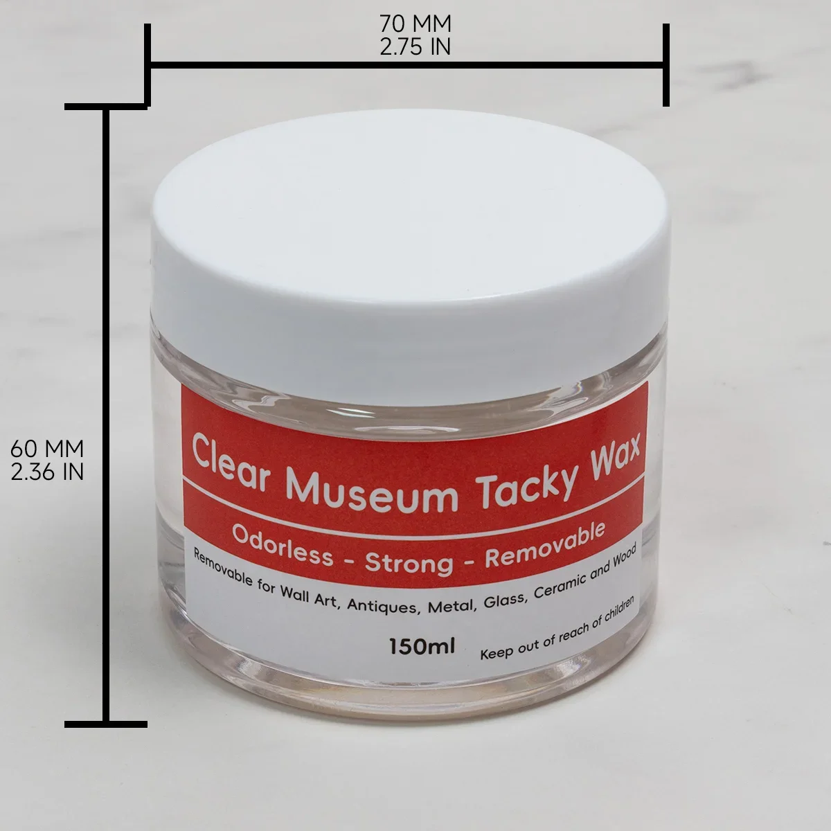 معجون لاصق لاصق من متحف الشمع التاكي، لاصق قابل للإزالة ومقاوم للماء لتزيين المهرجانات ومرساة الزجاج #3