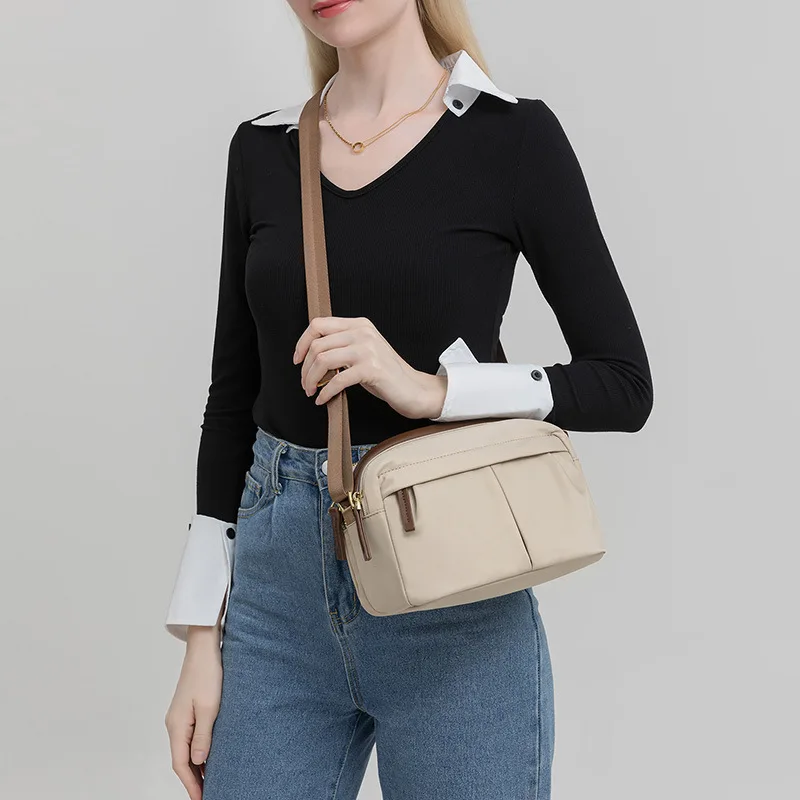 Ladies' crossbody bag 2024 new fashionable small bag versatile and personalized shoulder bag commuting solid color simple pillow