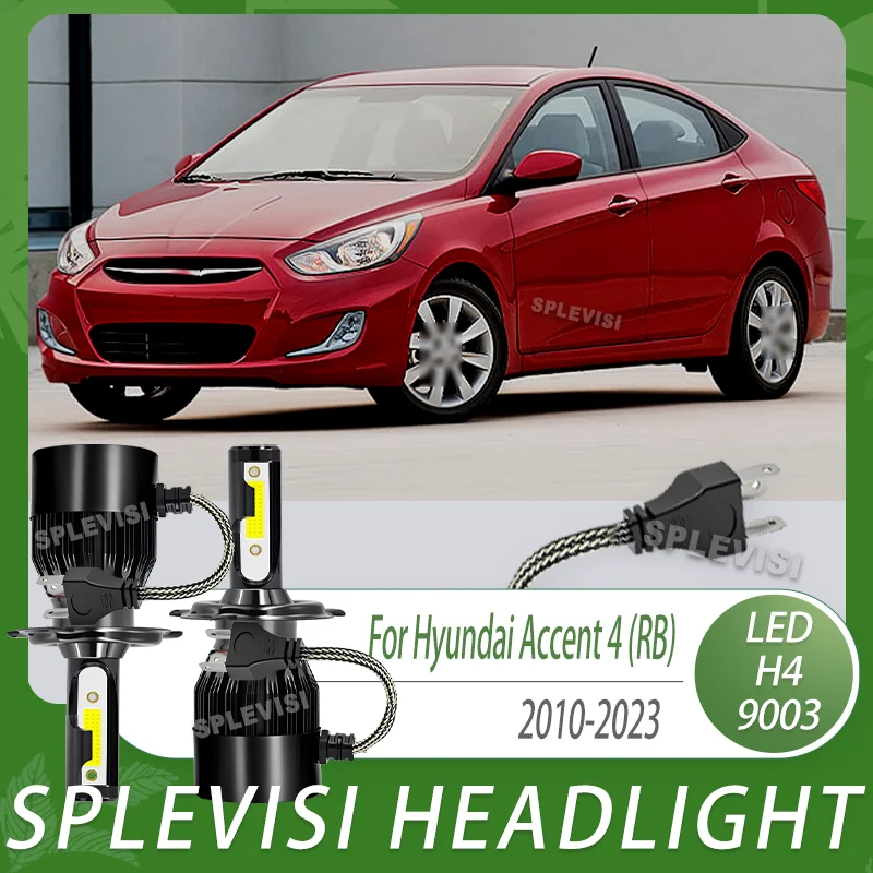 

LED Headlights Long Lifespan For Hyundai Accent 4 (RB) 2010 2011 2012 2013 2014 2015 2016 2017 2018 2019 2020 2021 2022 2023