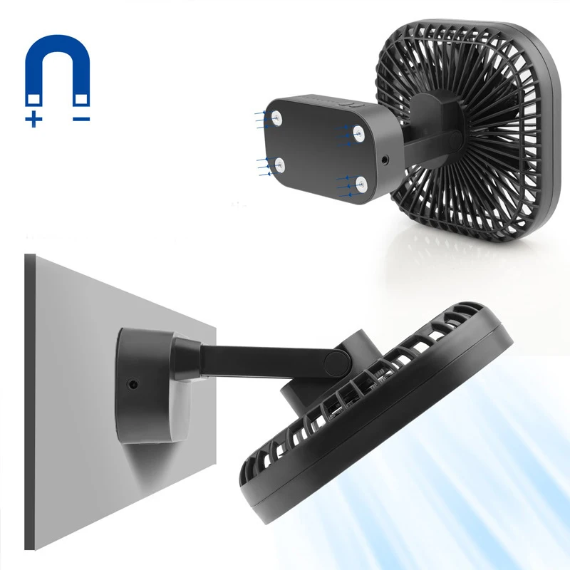 Desktop cronometragem mini ventilador das crianças usb de carregamento portátil silencioso desktop ventilador escritório 5000mah grande capacidade bateria lítio