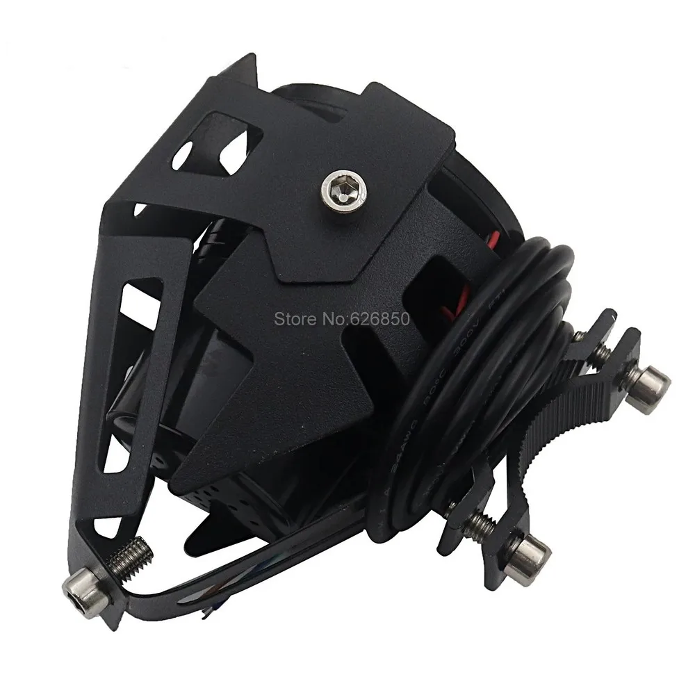 LED Spotlight Laser Highlight Flashing Angel Demon Eyes With Horn For Citycoco Electric Scooter 12V-72V Light Remodel 15W LED