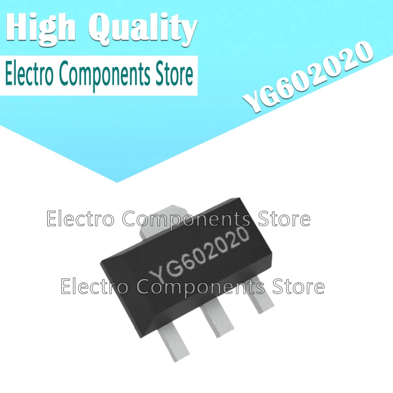 10PCS YG602020 50MHz to 4000MHz Gain Block MMIC Amplifier SOT89