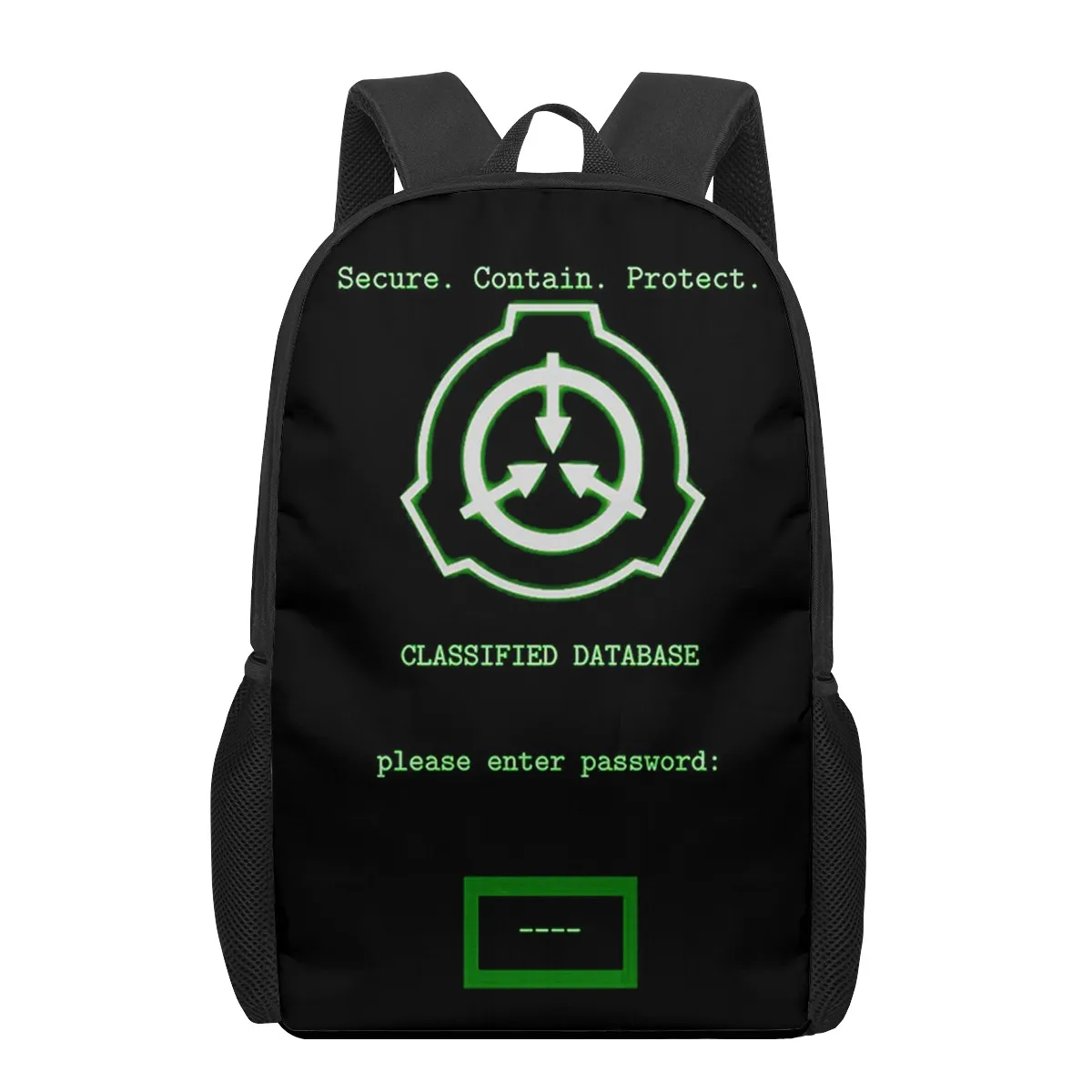 

Scp Special Containment Printing Children's Backpacks Students Children Boys Girls School Bags Shoulder Large Capacity Backpack